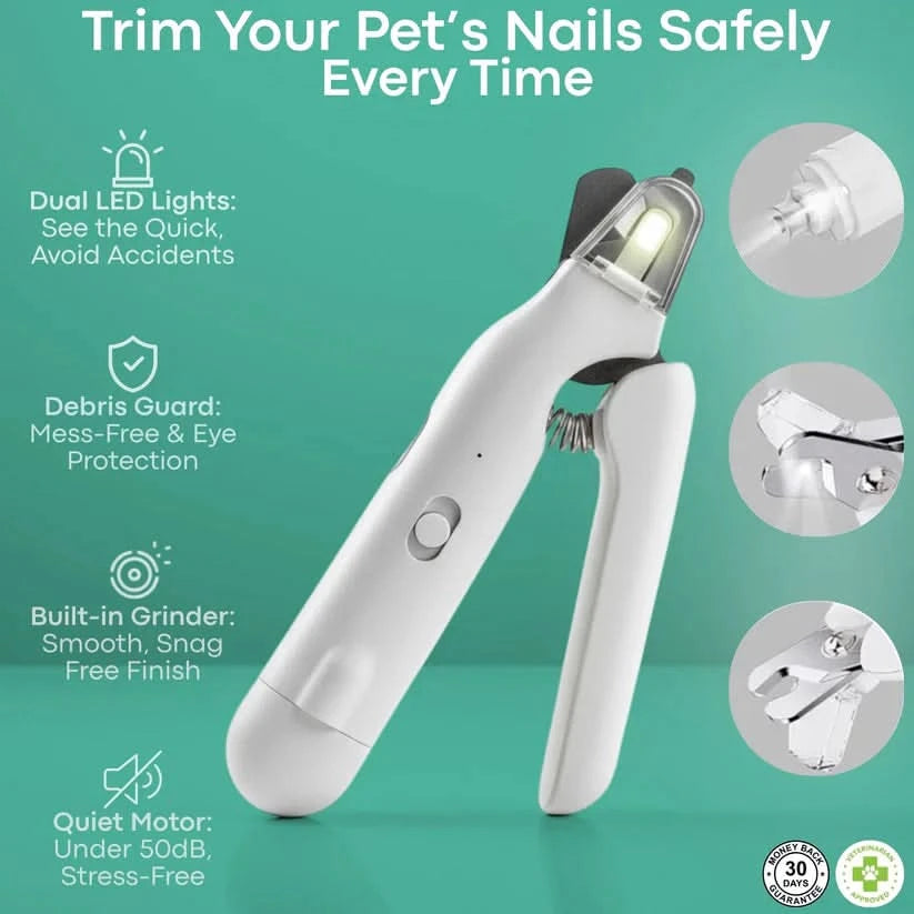 2-in-1 Pet Nail Clipper & Grinder