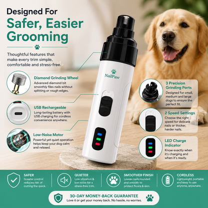 Pet nail grinder